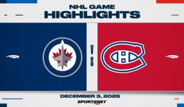 NHL Highlights | Jets vs. Canadiens - December 3, 2025