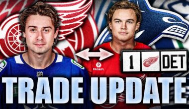 QUINN HUGHES TO DETROIT RED WINGS TRADE UPDATE: AXEL SANDIN-PELLIKKA TO VANCOUVER CANUCKS?