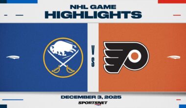 NHL Highlights | Sabres vs. Flyers - December 3, 2025