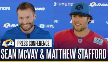Sean McVay & Matthew Stafford On The Rams' Resilience, Strategizing For Cardinals & Staying Focused