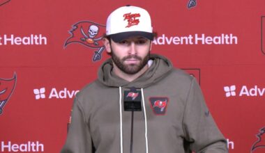 Baker Mayfield on Mike Evans & Jalen McMillan Returning  | Press Conference | Tampa Bay Buccaneers