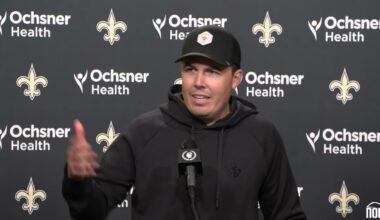 Saints HC Kellen Moore on Tyler Shough's growth, improving the run game, facing Bucs for second time