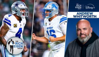 “It’s Huge!” - Andrew Whitworth Previews Cowboys vs Lions on TNF in Week 14 | The Rich Eisen Show