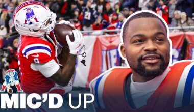 MIC'D UP: Kayshon Boutte Grabs a Touchdown in Monday Night Football Win vs. Giants | Patriots