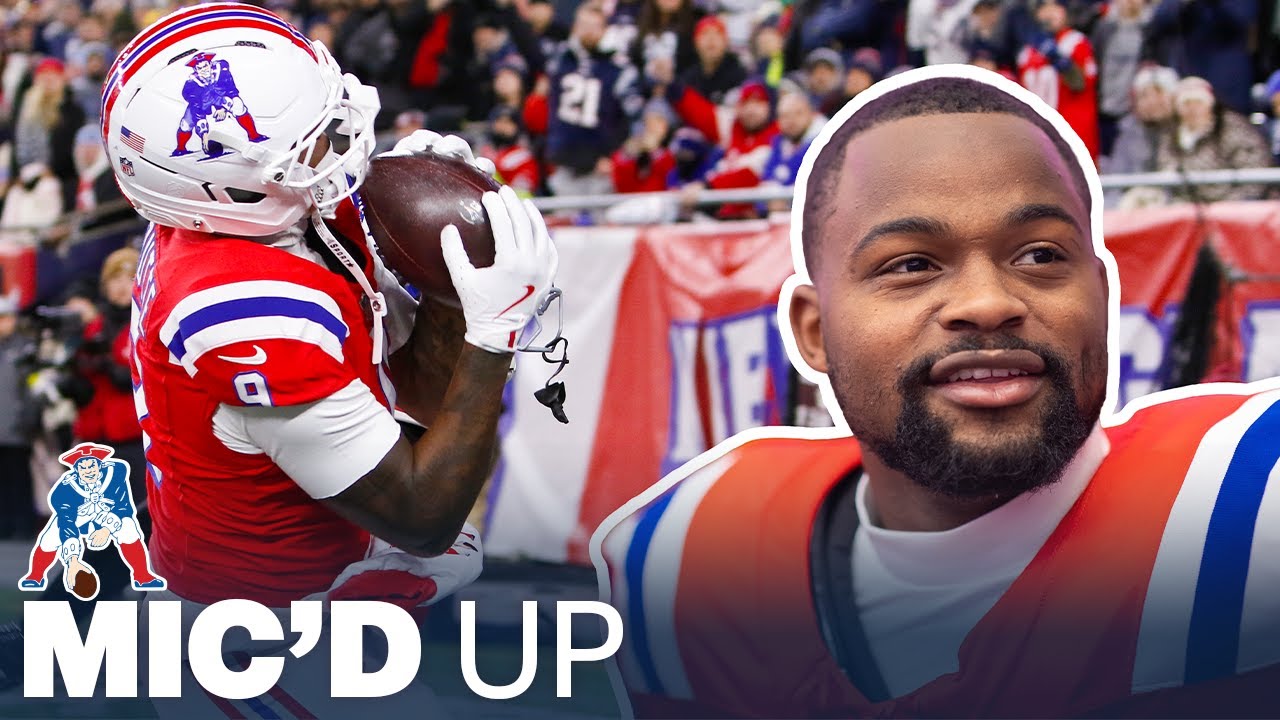 MIC'D UP: Kayshon Boutte Grabs a Touchdown in Monday Night Football Win vs. Giants | Patriots