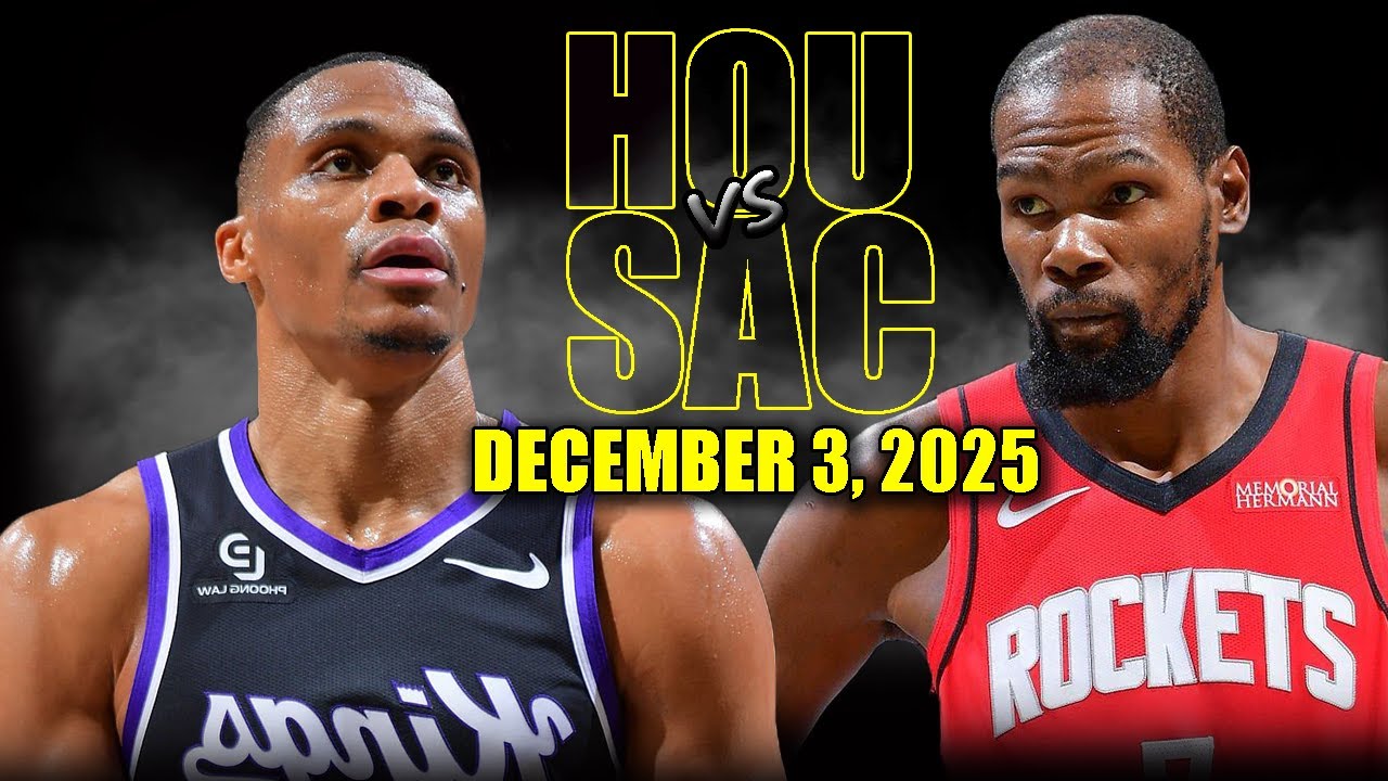 Houston Rockets vs Sacramento Kings Full Game Highlights - December 3, 2025 | NBA Season