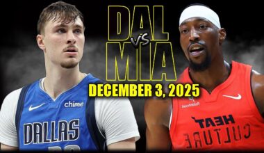 Dallas Mavericks vs Miami Heat Full Game Highlights - December 3, 2025 | NBA Season