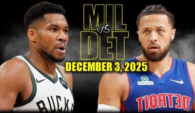 Milwaukee Bucks vs Detroit Pistons Full Game Highlights - December 3, 2025 | NBA Season
