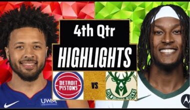 Detroit Pistons vs Milwaukee Bucks Full Game Highlights 4th Qtr | Dec 3 | 2025 NBA Highlights