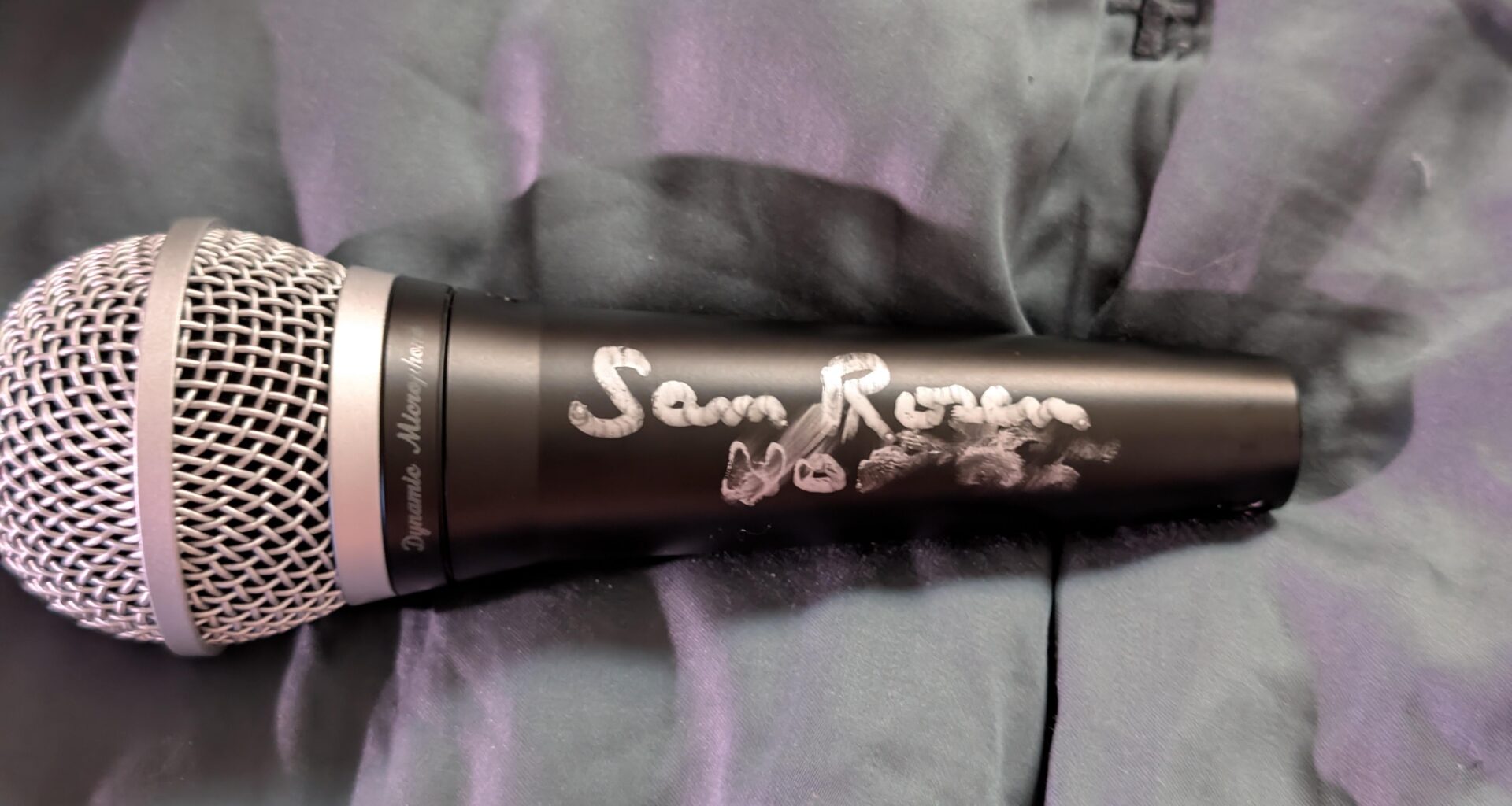 My brother scored at the toy drive today... Then immediately proceeded to smudge the signature he waited almost 2 hour for