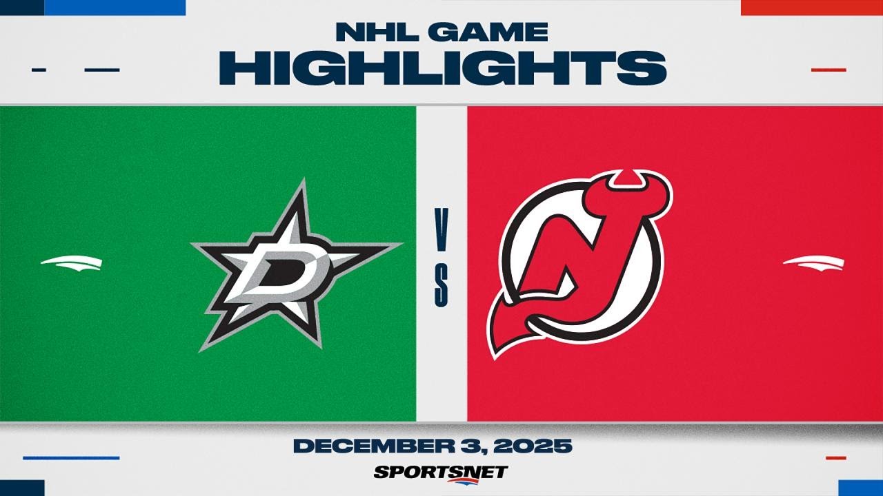 NHL Highlights | Stars vs. Devils - December 3, 2025
