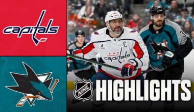 Capitals vs. Sharks | NHL Highlights | December 03, 2025