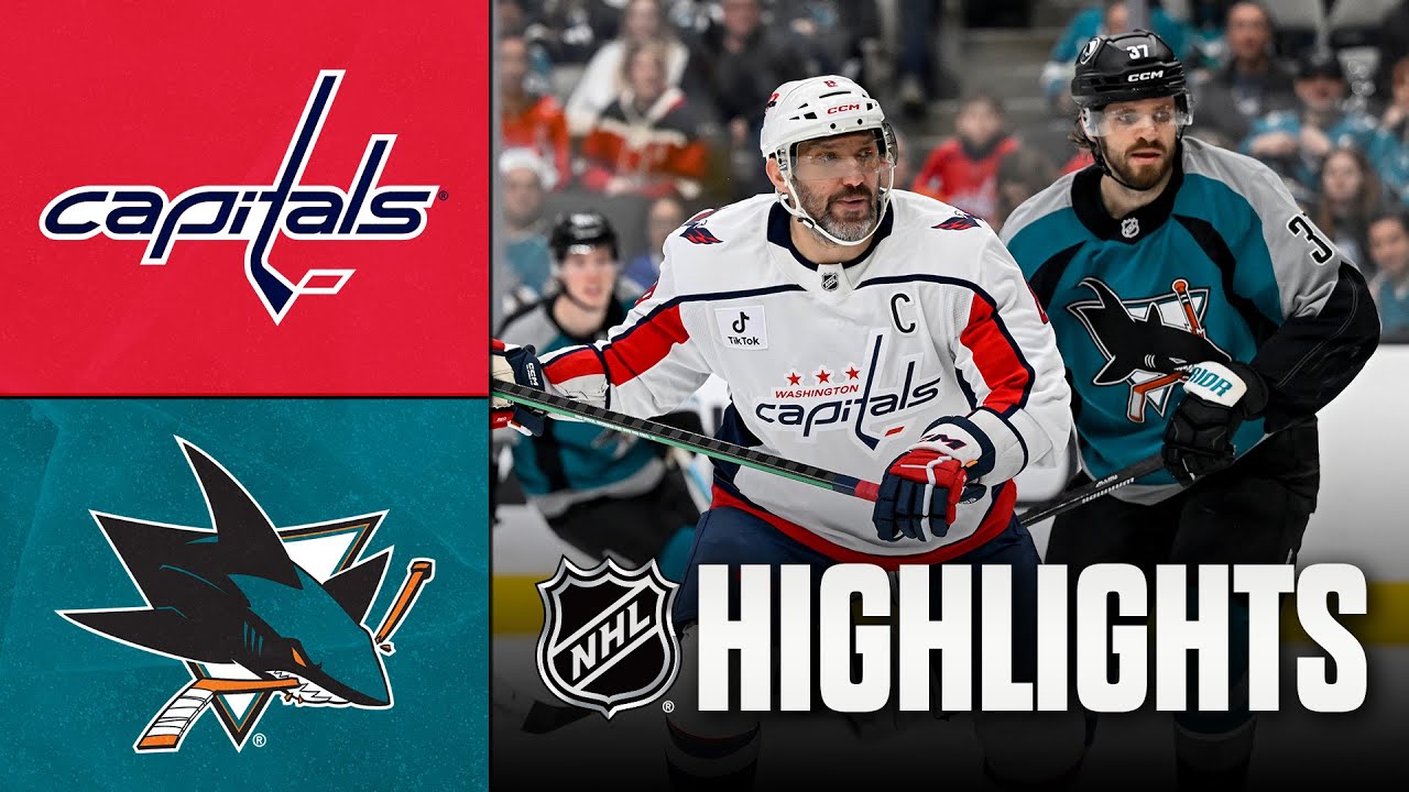 Capitals vs. Sharks | NHL Highlights | December 03, 2025