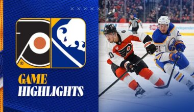 Jason Zucker And Bowen Byram Score | Buffalo Sabres 5-2 Loss To Philadelphia Flyers | Highlights