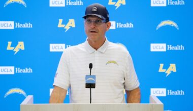 Harbaugh On Herbert Surgery & Eagles Prep | LA Chargers