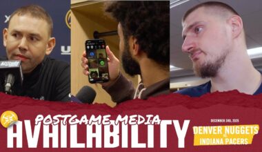 ALL Denver Nuggets Postgame Media vs. IND🎙️