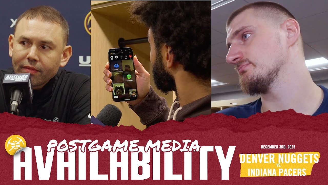 ALL Denver Nuggets Postgame Media vs. IND🎙️