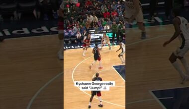 Kyshawn is so tough for this three, fam 🎯 #nba #highlights #sportshorts #shorts