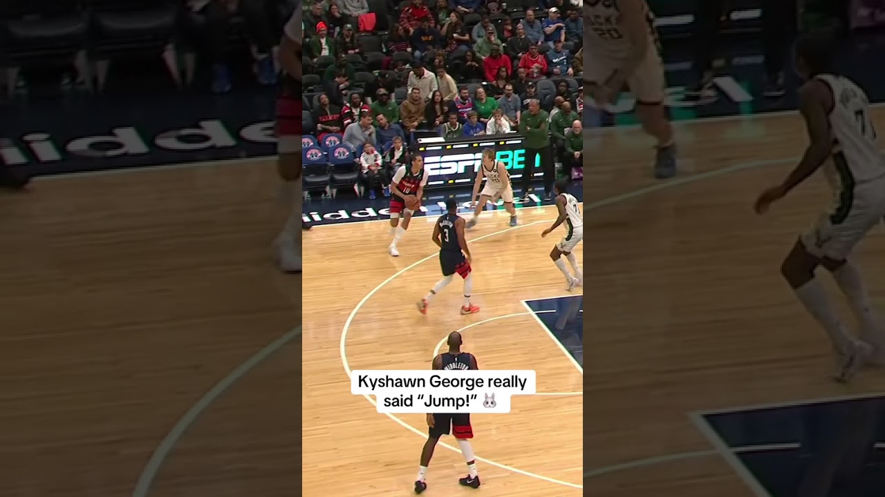 Kyshawn is so tough for this three, fam 🎯 #nba #highlights #sportshorts #shorts