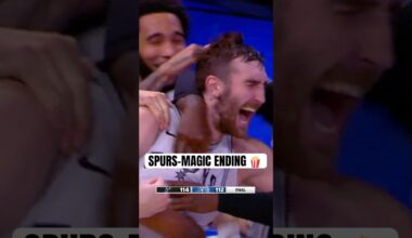 Final seconds of Magic-Spurs 🍿