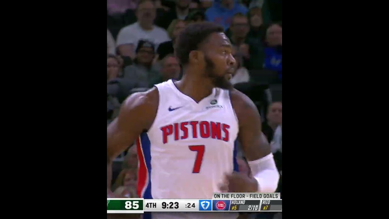 4th Quarter Top Plays | Pistons vs Bucks #nba #pistons