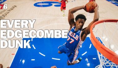 EVERY VJ Edgecombe Dunk This Season