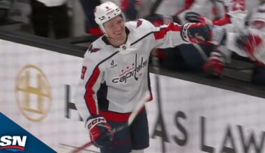 Capitals' Ryan Leonard Pulls Off Filthy Move On Sharks For Solo Effort Goal