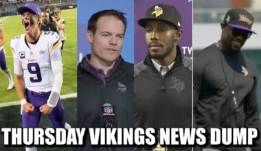 Minnesota Vikings News Dump (12.4.2025) | McCarthy Full, Kwesi/KOC Poll, Flores Free Agent