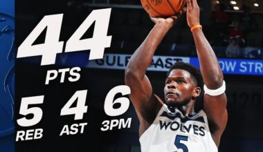 Anthony Edwards Scores Season-High 44 PTS In OT vs Pelicans | December 2, 2025