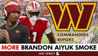 Commanders Rumors: ESPN Links Brandon Aiyuk To WAS + Jayden Daniels & Noah Brown Playing THIS WEEK?