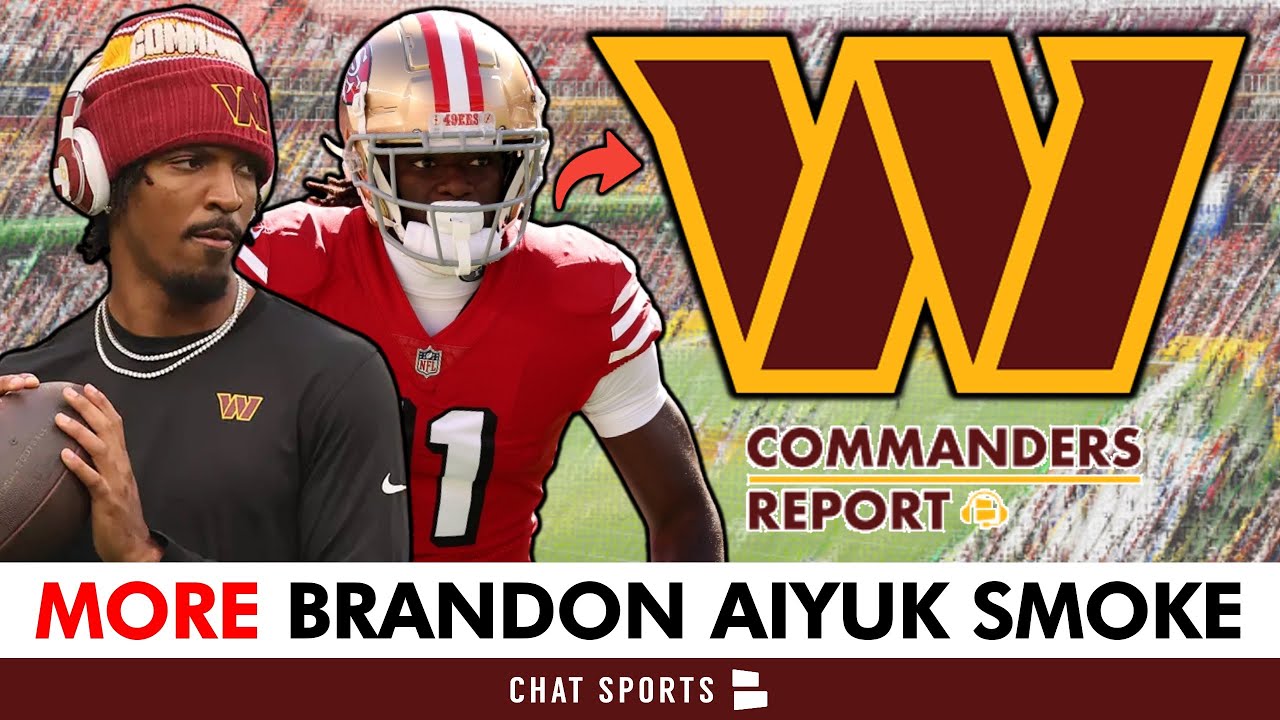 Commanders Rumors: ESPN Links Brandon Aiyuk To WAS + Jayden Daniels & Noah Brown Playing THIS WEEK?