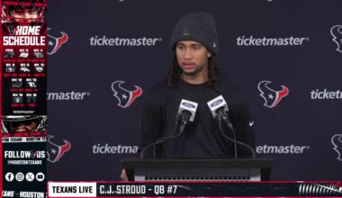 LIVE: The Houston Texans address the media