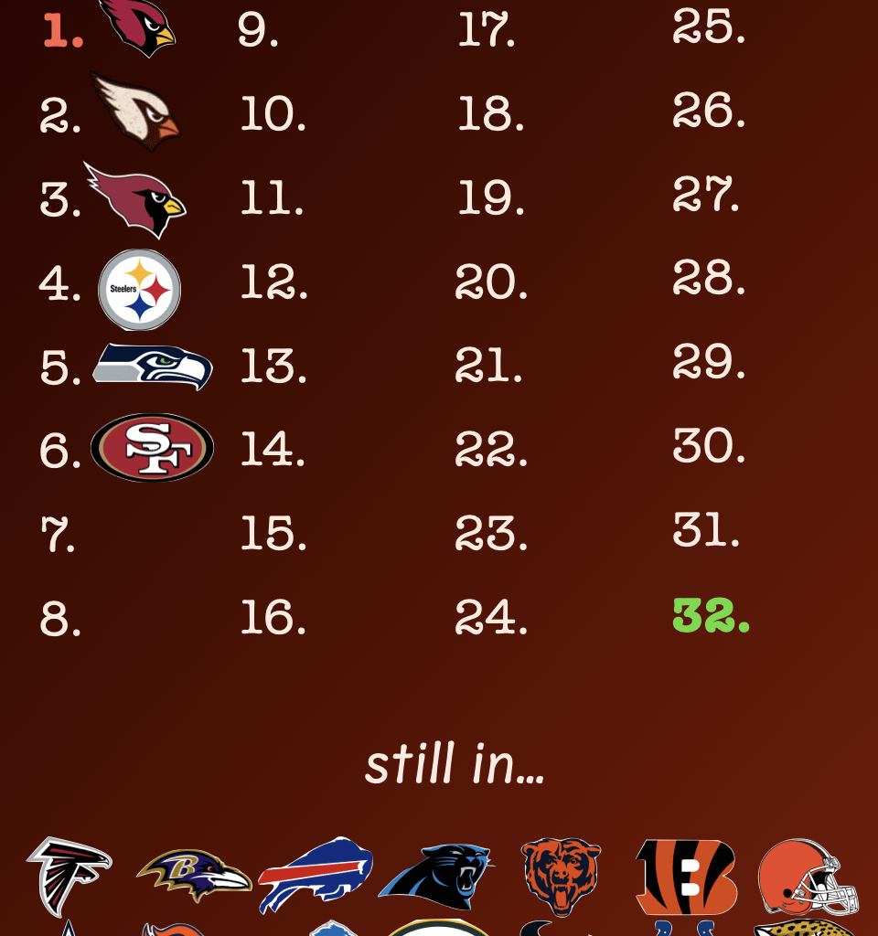 Round 7: The 49ers can f**k all the way off. Who's next, and why is it the Rams? Top comment picks.