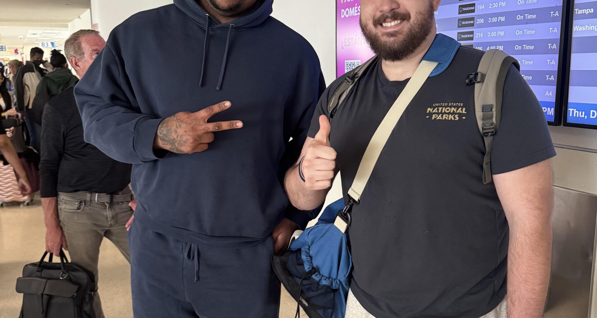 Met the myth, the man, the legend Sexy Dexy today at the airport