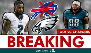 🚨BREAKING🚨 Darius Slay Not Reporting To Bills & Could Sign With Eagles, Jalen Carter Out vs Chargers