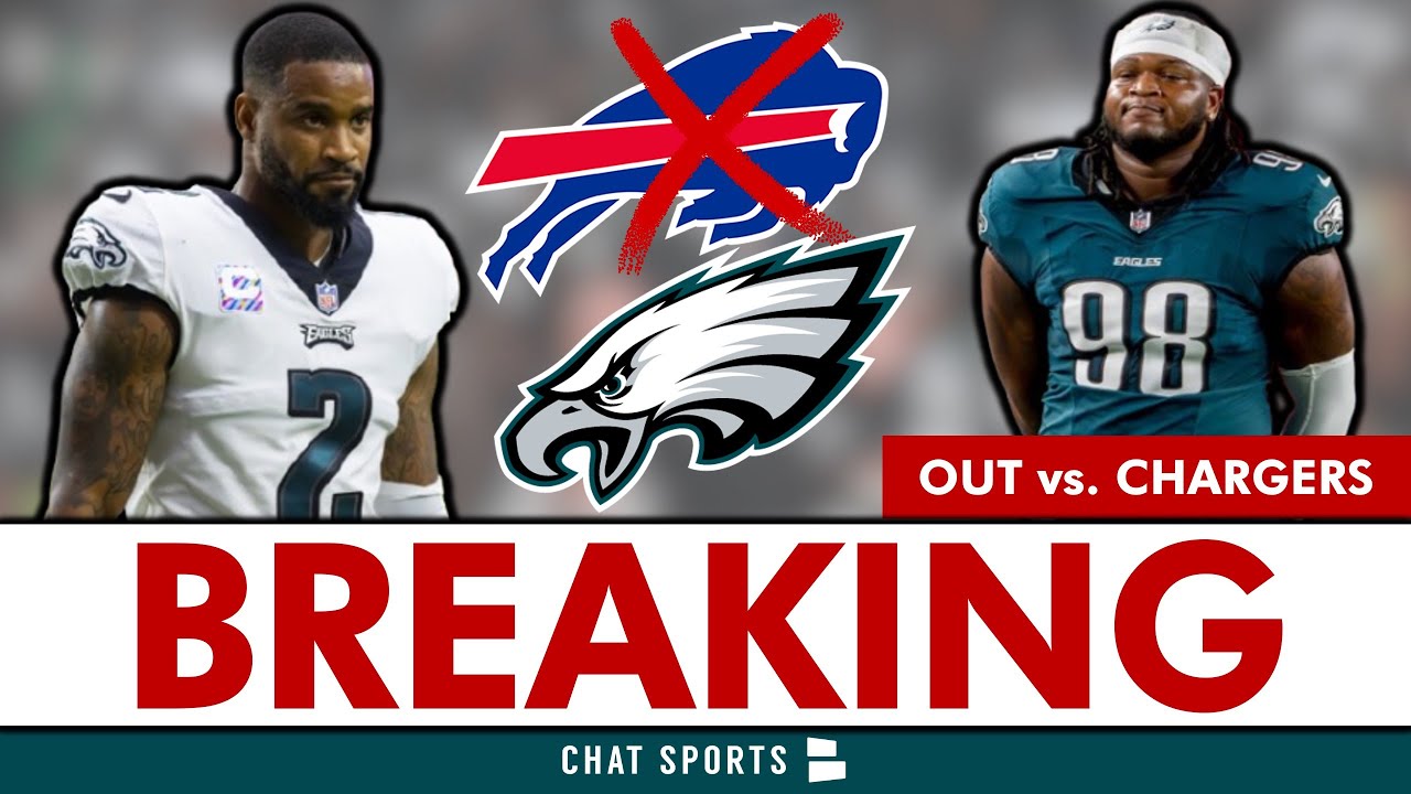 🚨BREAKING🚨 Darius Slay Not Reporting To Bills & Could Sign With Eagles, Jalen Carter Out vs Chargers