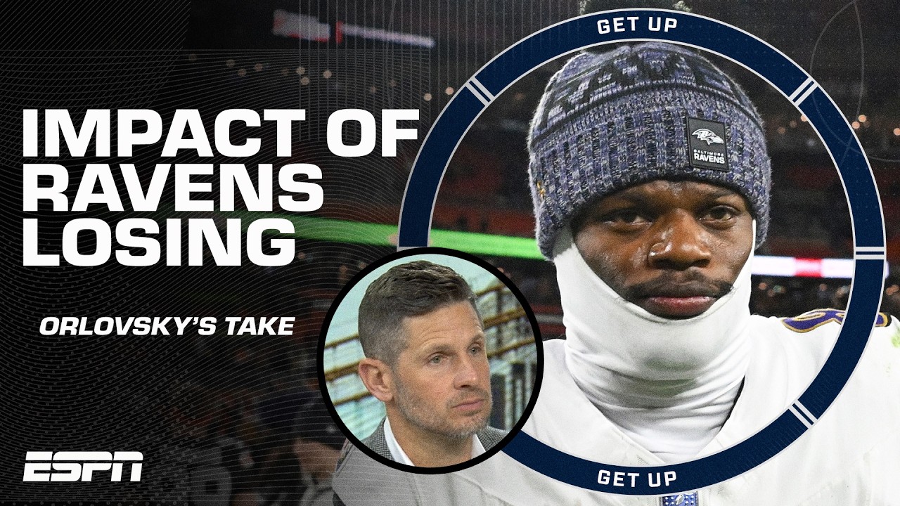 The Ravens will be the NFL's MOST DISAPPOINTING TEAM with a loss to the Steelers - Orlovsky | Get Up