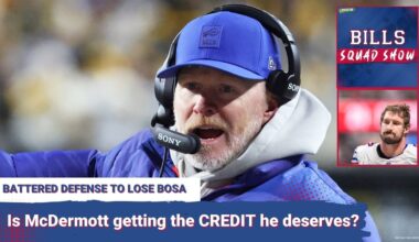 BILLS SQUAD SHOW: RESPECT on Sean McDermott's name; Bosa hurt; BUF/CIN preview