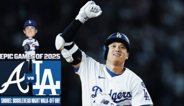 FULL GAME: Shohei Ohtani 大谷翔平 hits a walk-off home run on his bobblehead night! (Braves vs. Dodgers)
