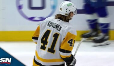 Penguins' Ville Koivunen Buries Wrister For First Career NHL Goal