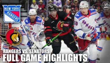 New York Rangers vs. Ottawa Senators | Full Game Highlights | ESPN NHL