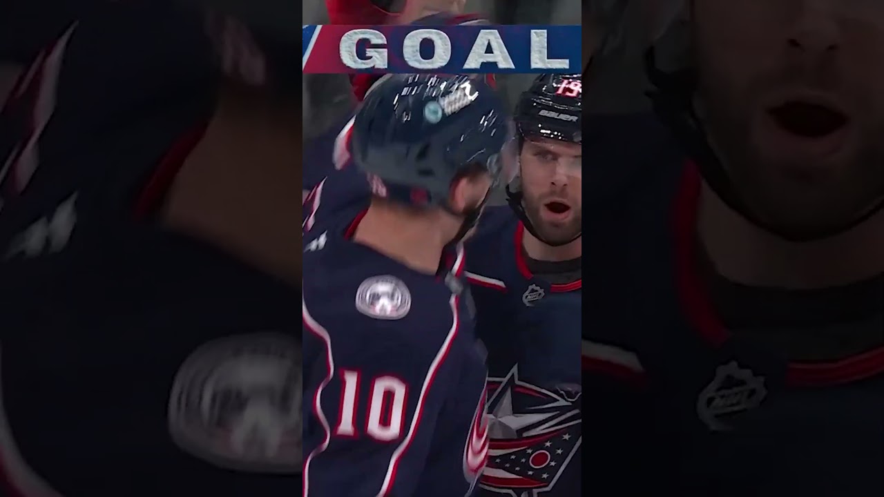 Adam Fantilli with a BOOMING SLAPSHOT! 🔥