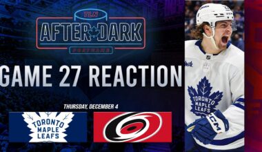 Toronto Maple Leafs vs Carolina Hurricanes Postgame Show ft. Jay Rosehill | Game 27 | TLN After Dark