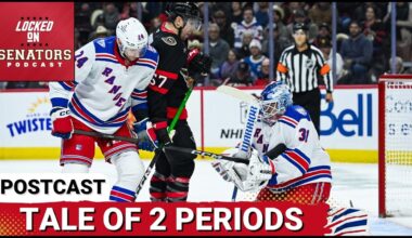 POST CAST: SHANE PINTO INJURED DURING OTTAWA SENATORS LOSS VS NEW YORK RANGERS