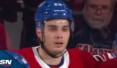 Canadiens' Juraj Slafkovsky Finishes Off Tic-Tac-Toe For Power-Play Goal