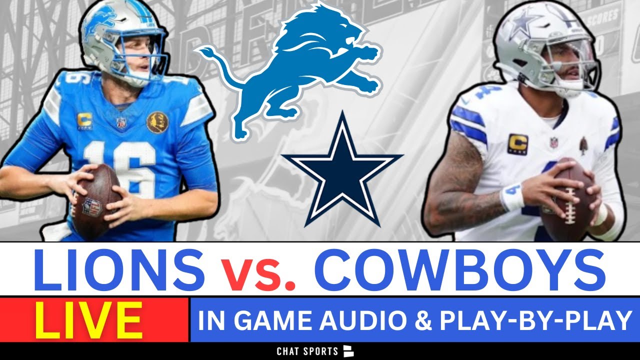Lions vs. Cowboys Live Streaming Scoreboard, Play-By-Play, Game Audio & Highlights | NFL Week 14