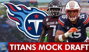 Tennessee Titans Land TWO DEMONS In Latest 2026 NFL Mock Draft