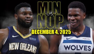 Minnesota Timberwolves vs New Orleans Pelicans Full Game Highlights – December 4, 2025 | NBA Season