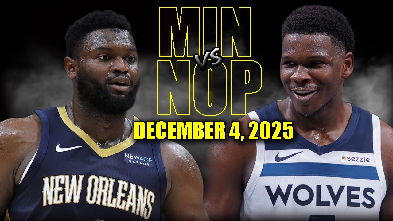 Minnesota Timberwolves vs New Orleans Pelicans Full Game Highlights – December 4, 2025 | NBA Season