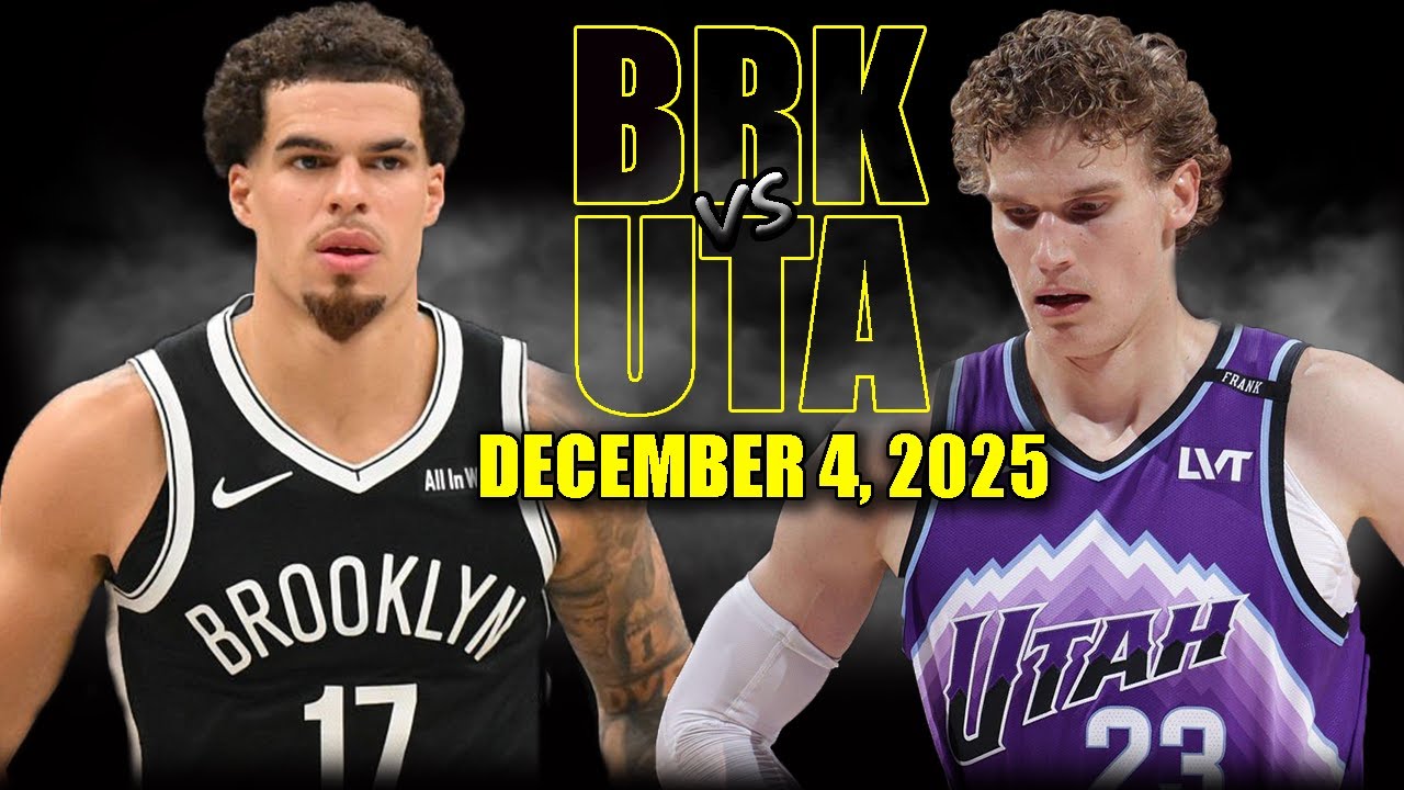Utah Jazz vs Brooklyn Nets Full Game Highlights – December 4, 2025 | NBA Season